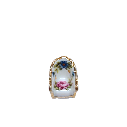 Limoges Porcelain Miniature Arm Chair