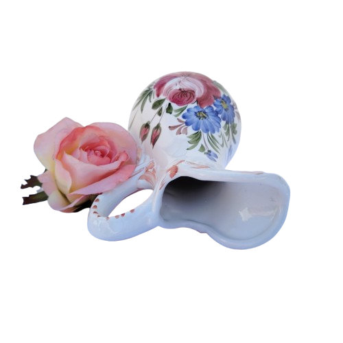Fabulous Capodimonte Handmade Hand-Painted Jug