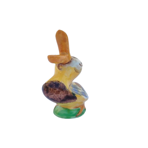 Vintage Colourful Pelican Porcelain Bird