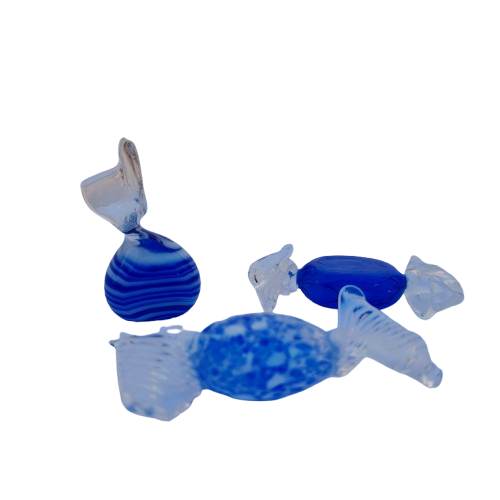 Vintage Murano Blown Glass Wrapped Art Glass Candy Sweets