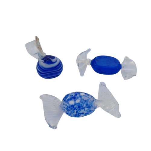 Vintage Murano Blown Glass Wrapped Art Glass Candy Sweets