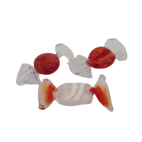 Vintage Murano Blown Glass Wrapped Art Glass Candy Sweets