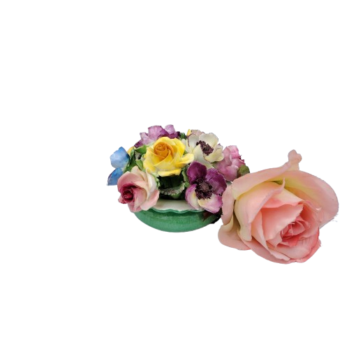 Vintage Crown Staffordshire Bone China Floral Bouquet Posies