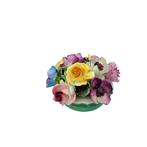 Vintage Crown Staffordshire Bone China Floral Bouquet Posies