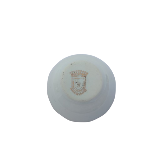 Limoges Fragonard Porcelain Gold Trimmed Miniature Bowl