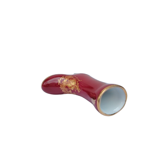 Limoges Porcelain Gold Trimmed Miniature Boot