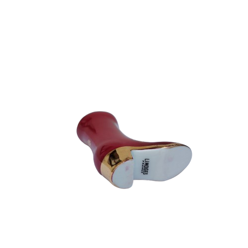 Limoges Porcelain Gold Trimmed Miniature Boot