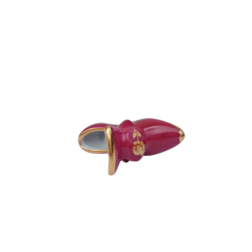 Limoges Porcelain Gold Trimmed Miniature Shoe