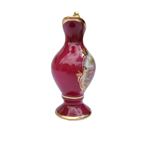 Limoges Fragonard Castel Porcelain Gold Trimmed Miniature Jug