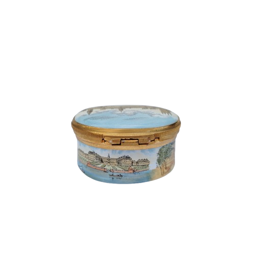Crummles English Enamels Palace Westminster Trinket Box