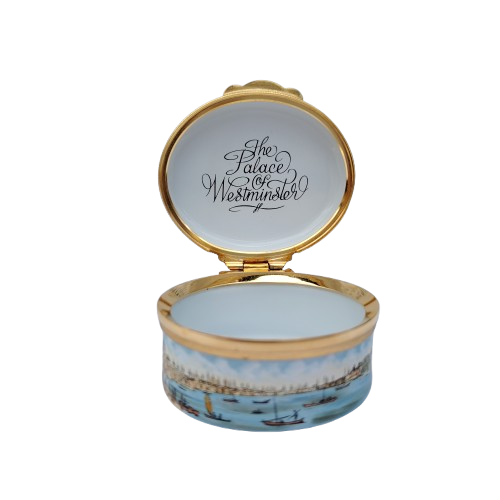 Crummles English Enamels Palace Westminster Trinket Box