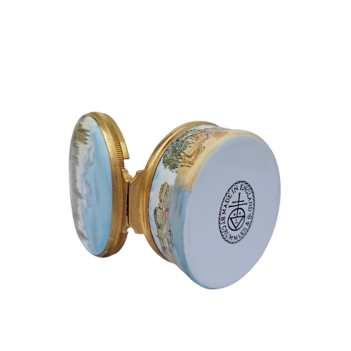 Crummles English Enamels Palace Westminster Trinket Box