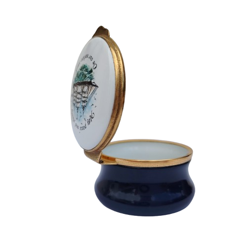 Toye Kenning Spencer TKS Birmingham Ship Enamel Trinket Box
