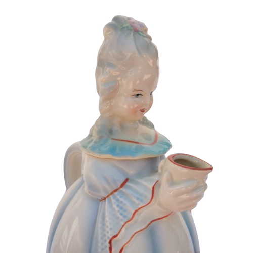 Cortendorf Biedermeier Victorian Figural Lady Teapot