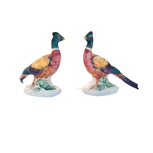 Pair Beswick Pheasant Curved Tail Version