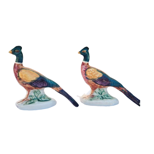 Pair Beswick Pheasant Curved Tail Version