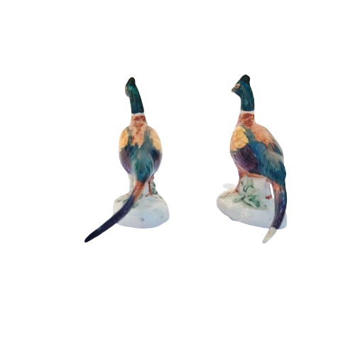 Pair Beswick Pheasant Curved Tail Version