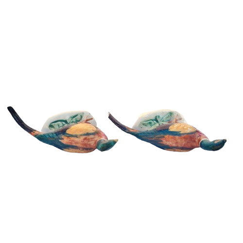 Pair Beswick Pheasant Curved Tail Version