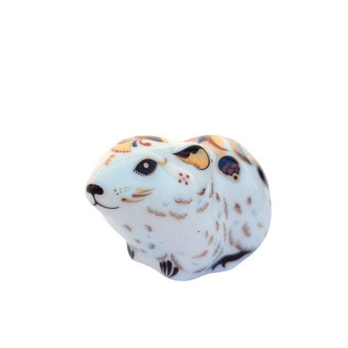 Royal Crown Derby Bank Vole Paperweight Gold Stopper