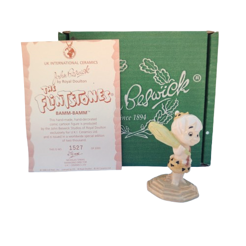 Beswick Bamm Bamm Rubble limited edition figurine from The Flintstones