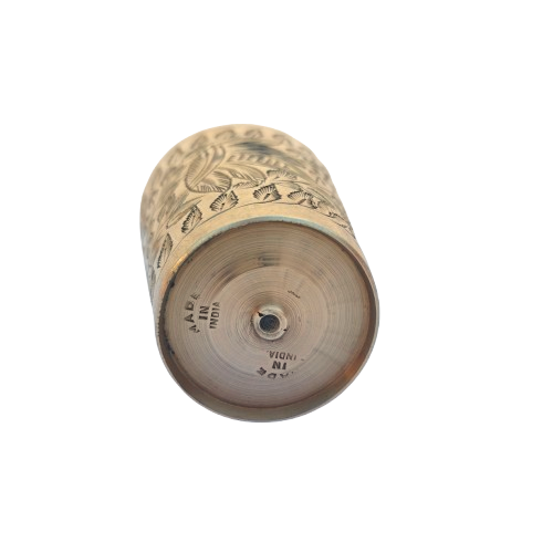 Four Vintage Brass Indian Lassi Coffee Cups