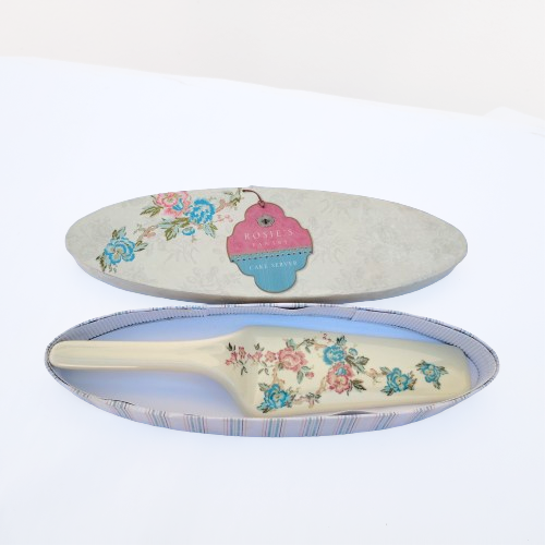 Floral Cake Knife Rosies Pantry Ceramic England Cake Server