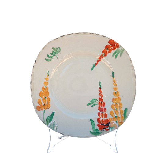 Burleigh Art Deco Cream Bone China with Orange and Yellow