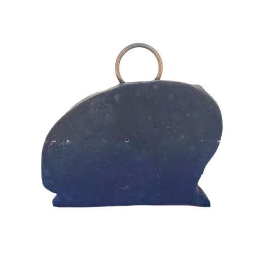 Heavy Bronze Look Pig Doorstop,