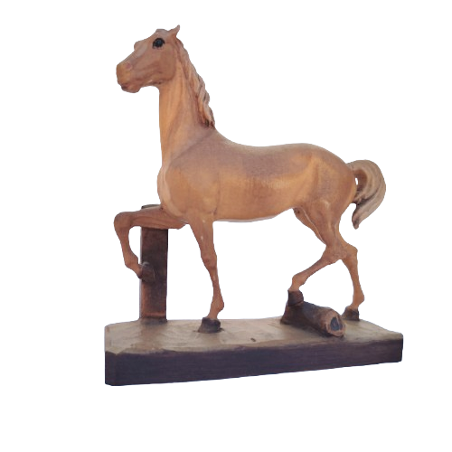Vintage Wooden Standing Horse