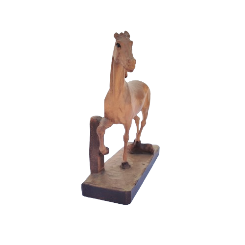 Vintage Wooden Standing Horse