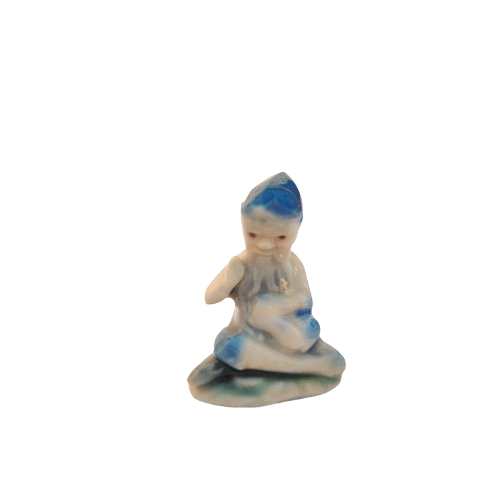 Wade Whimsies Irish Pottery luck leprechaun cobbler 1960's
