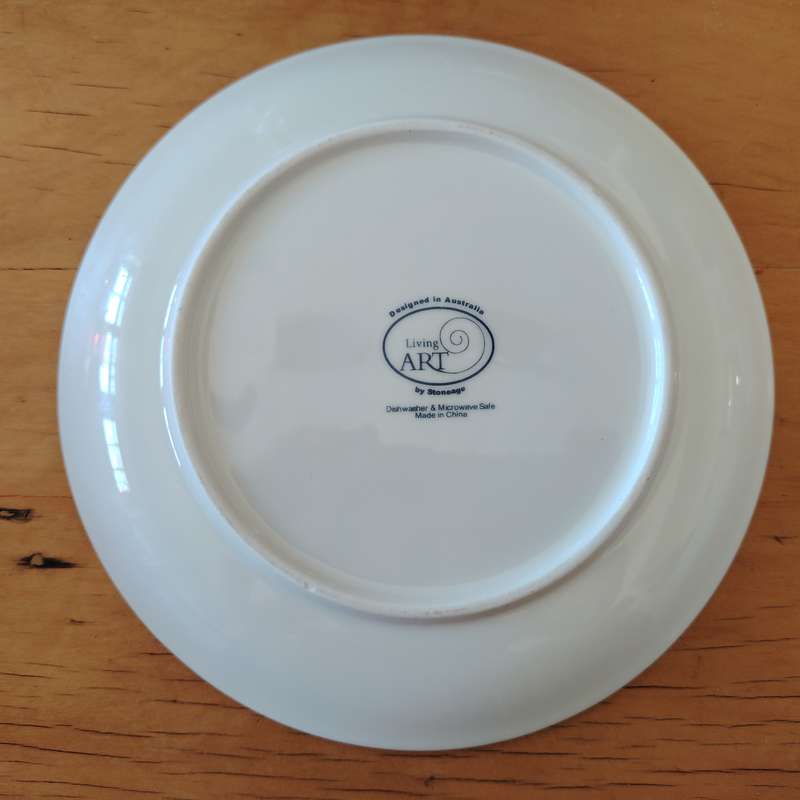 Living Art by Stoneage Australia Fine Bone China Side Plate