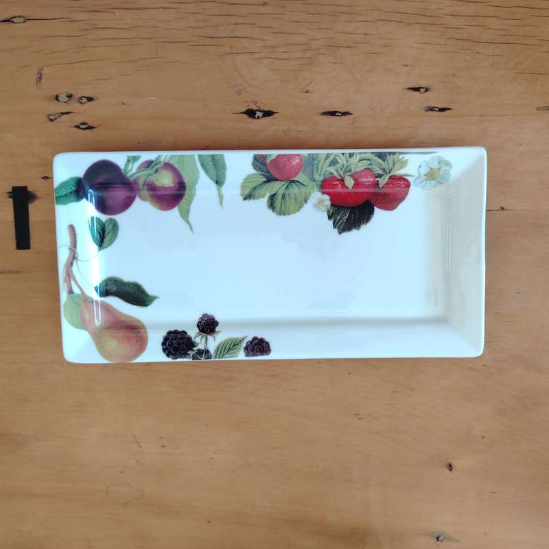Living Art by Stoneage Australia  Fine Bone China Large Oblong Plate