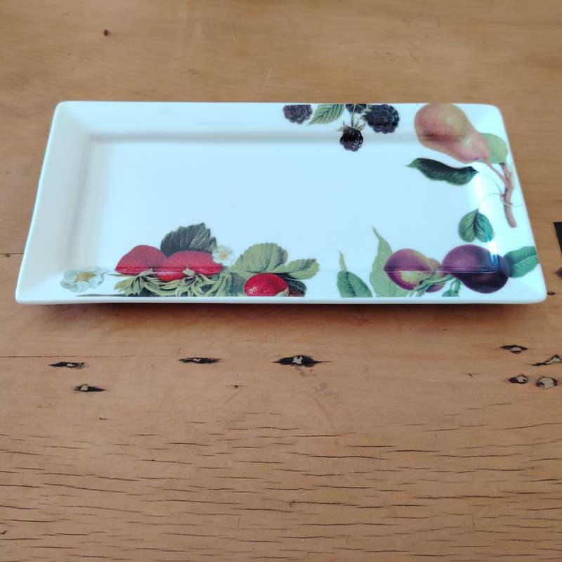 Living Art by Stoneage Australia  Fine Bone China Large Oblong Plate
