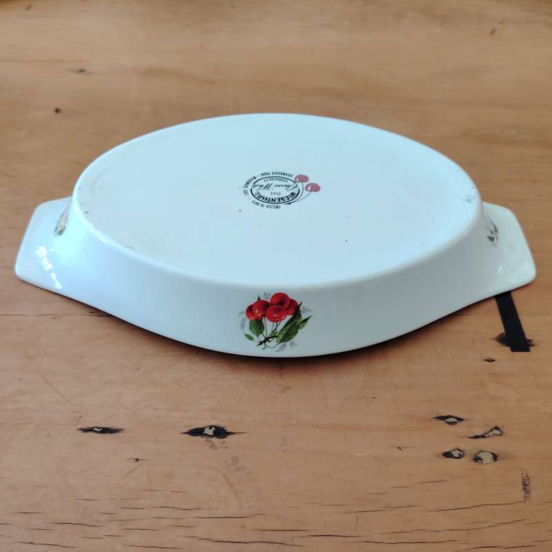 The Wiesenthal Classic White Paradise Valley 2142 Porcelain Fruit Platter