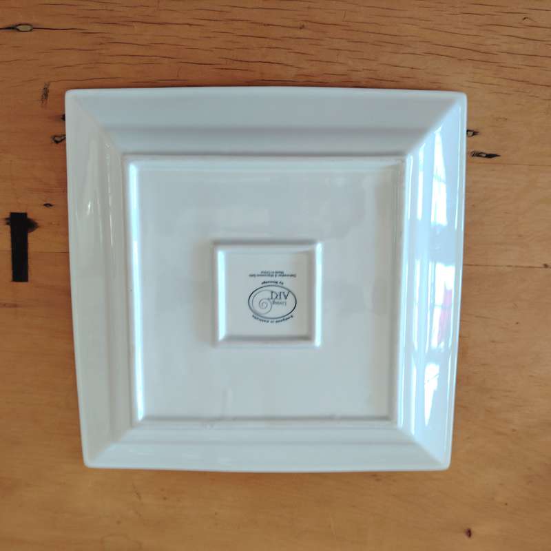 Living Art by Stoneage Australia  Fine Bone China Large Square Plate