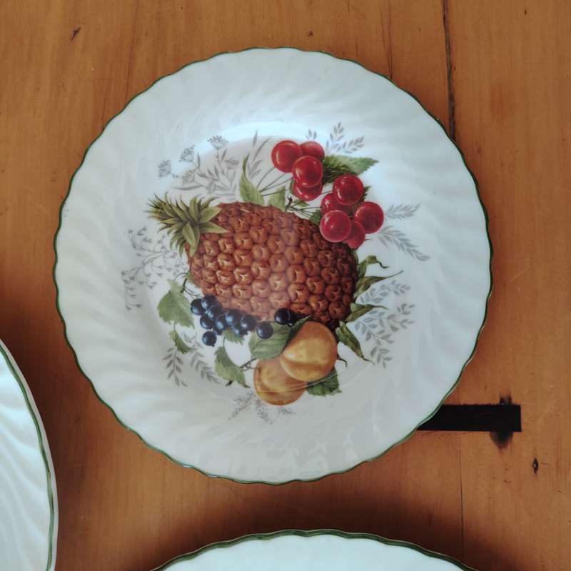 The Wiesenthal Paradise Valley 2142 Porcelain Fruit Plates and Bowls