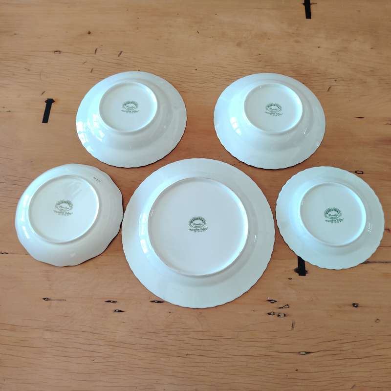 The Wiesenthal Paradise Valley 2142 Porcelain Fruit Plates and Bowls