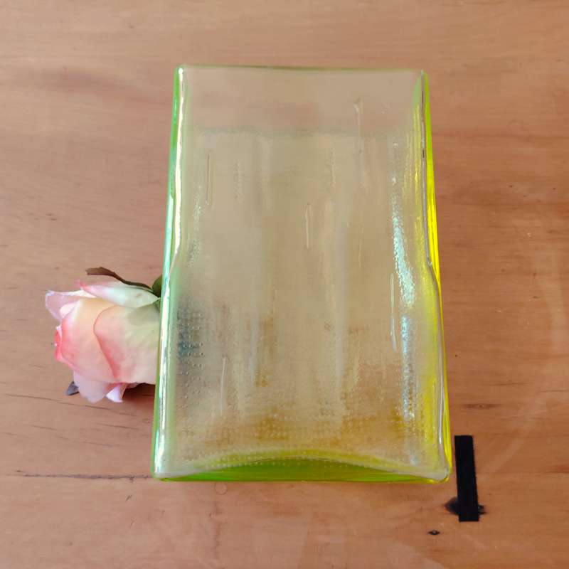 Vintage Riihimaan Lasi Mikko Helander Finnish Glass Vase