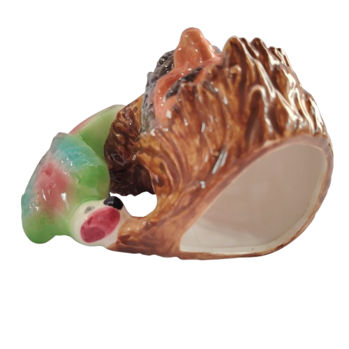 Vintage Large Robinson Crusoe  Parrot Ceramic Toby Mug Cup