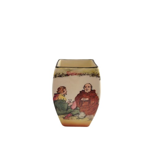 Royal Doulton Robin Hood and Friar Tuck Miniature Vase