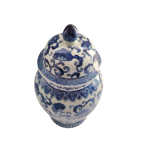 Large Chinese Porcelain Blue and White Ginger Jar