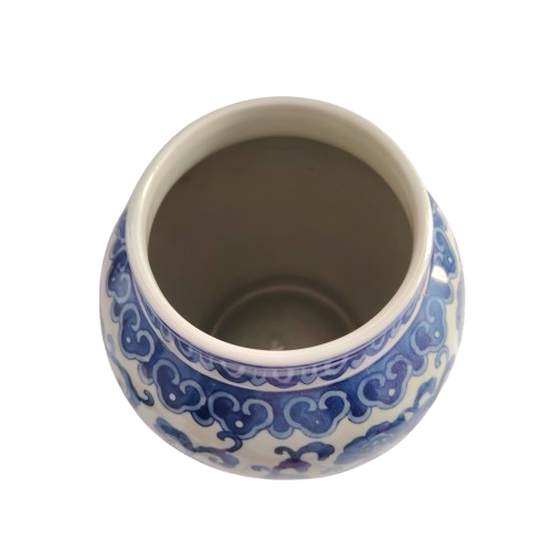 Large Chinese Porcelain Blue and White Ginger Jar