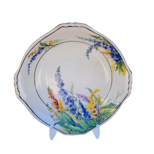 1930s Royal Winton Grimwades Hollyhocks Bowl