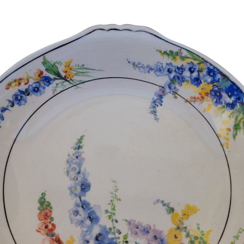 1930s Royal Winton Grimwades Hollyhocks Bowl