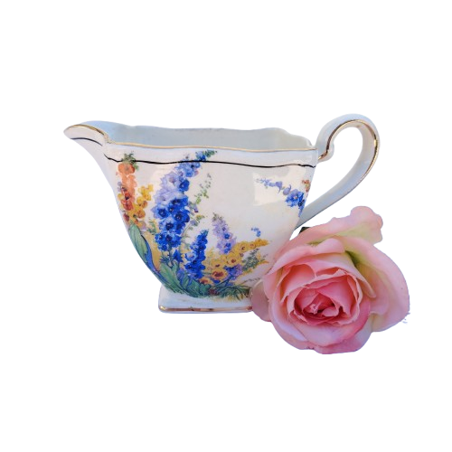 1930s Royal Winton Grimwades Hollyhocks Large Jug