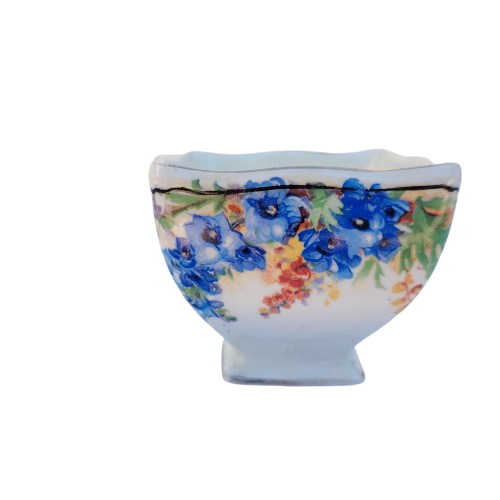 1930s Royal Winton Grimwades Hollyhocks Sugar Bowl