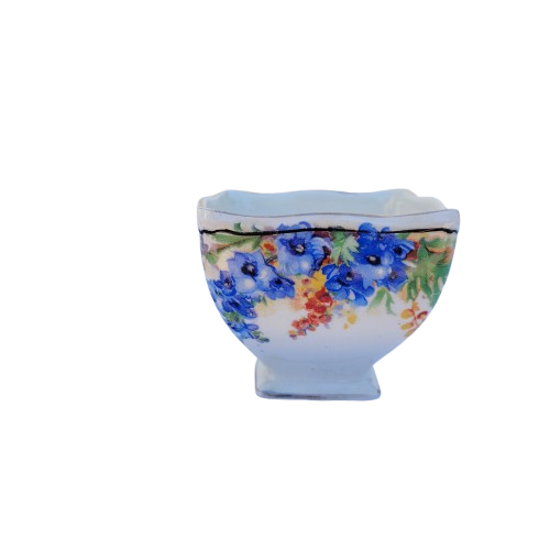 1930s Royal Winton Grimwades Hollyhocks Sugar Bowl