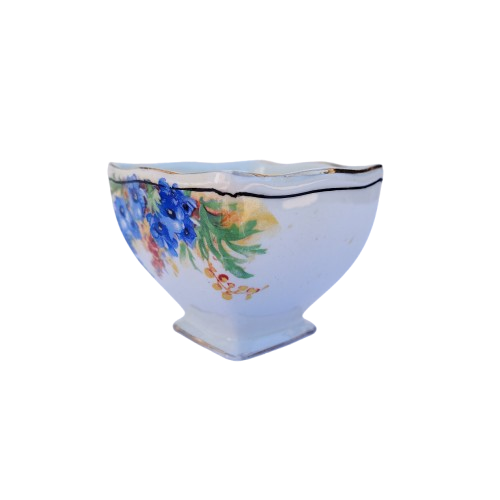 1930s Royal Winton Grimwades Hollyhocks Sugar Bowl