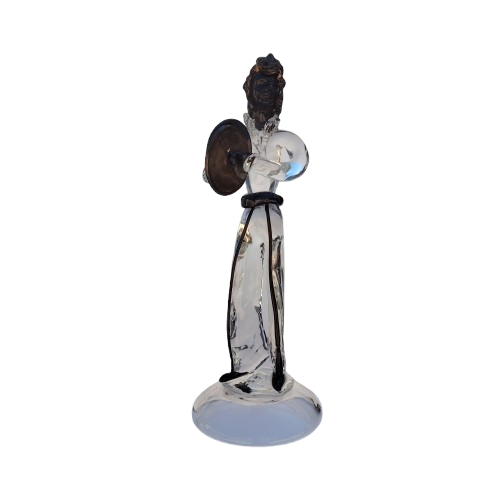 Murano Fine Venetian Handmade Glass Figurine Symbols Player